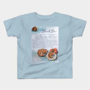 Peach Pie Recipe Kids T-Shirt